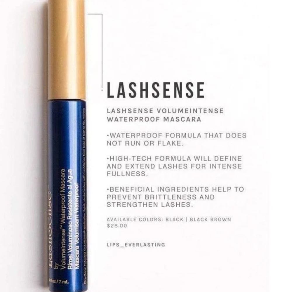 LashSense VolumeIntense Waterproof Mascara - Black